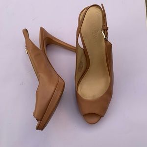 Nine West open toed heels
